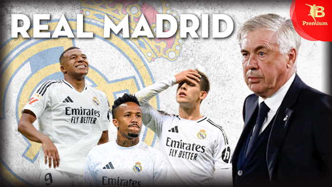 HLV Carlo Ancelotti đang đau đầu với những vấn đề của Real Madrid